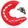 Protection de disque avant Acerbis Beta rr en plastique rouge 2013-2025