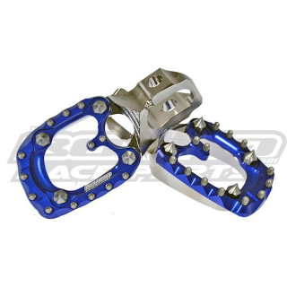 Repose-pieds acier avec pad alu bleu Beta rr 2t-4t 2020-2025