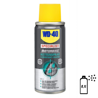 Lubrifiant chaîne wd 40 specialist moto conditions sèches 100ml