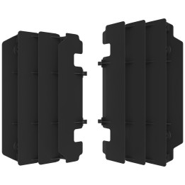 Cache-radiateur Polisport noir - Kawasaki KX250 | Oxmoto