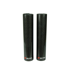 Protections de fourche Scar carbone 240x52mm | Oxmoto