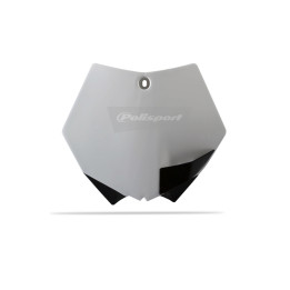 Plaque numéro frontale Polisport blanc KTM 1086653003