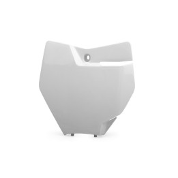 Plaque numéro frontale Polisport blanc KTM 8664900002