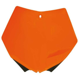 Plaque numéro frontale Racetech orange KTM | Oxmoto