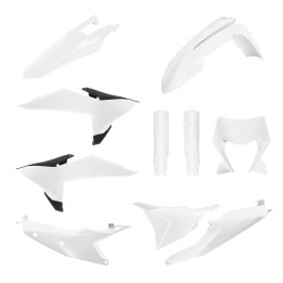 Kit plastique Polisport KTM blanc 1151336002 | Oxmoto