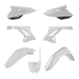 Kit plastique Polisport MX Restyling blanc - Honda CR125 / 250