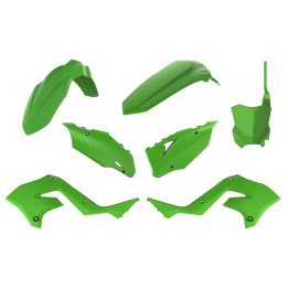 Kit plastiques Polisport Restylé vert Kawasaki KX125/250