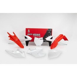 Kit plastique Racetech couleur origine (2017) orange/blanc/noir KTM