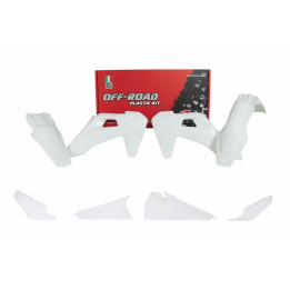 Kit plastiques Racetech - blanc Husqvarna TE/FE | Oxmoto
