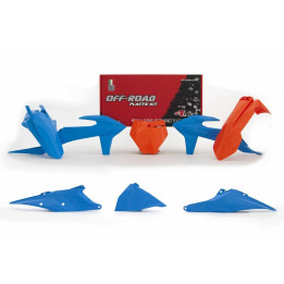 Kit plastique Racetech vintage bleu/orange KTM SX/SX-F