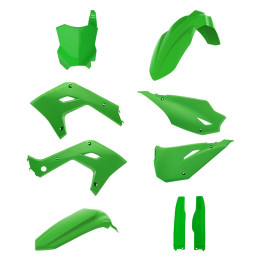 Kit plastique Polisport restyling Kawasaki vert | Oxmoto