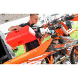 Bidon Polisport ProOctane 10L remplissage rapide rouge + melangeur 100ml