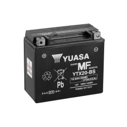 Batterie YUASA sans entretien avec pack acide - YTX20-BS