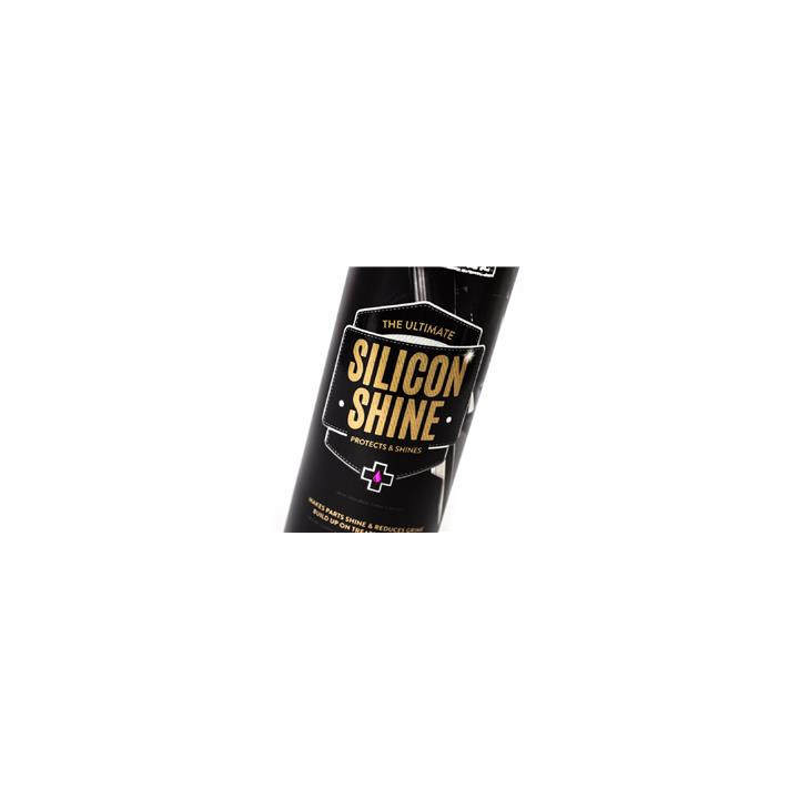 Spray de protection Muc-off motorcycle silicon shine 500ml
