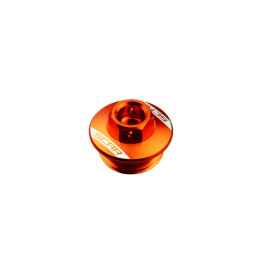Bouchon supérieur carter d'huile Scar orange | Oxmoto