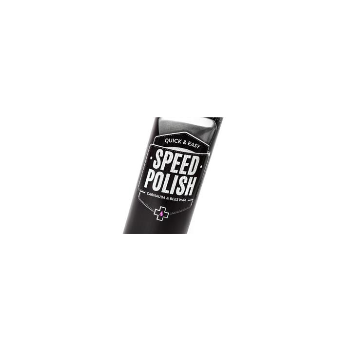 Spray polish Muc-off speed polish 400ml | Oxmoto