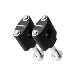 Pontets de guidon RFX Race 22,2mm (Noir) | Oxmoto
