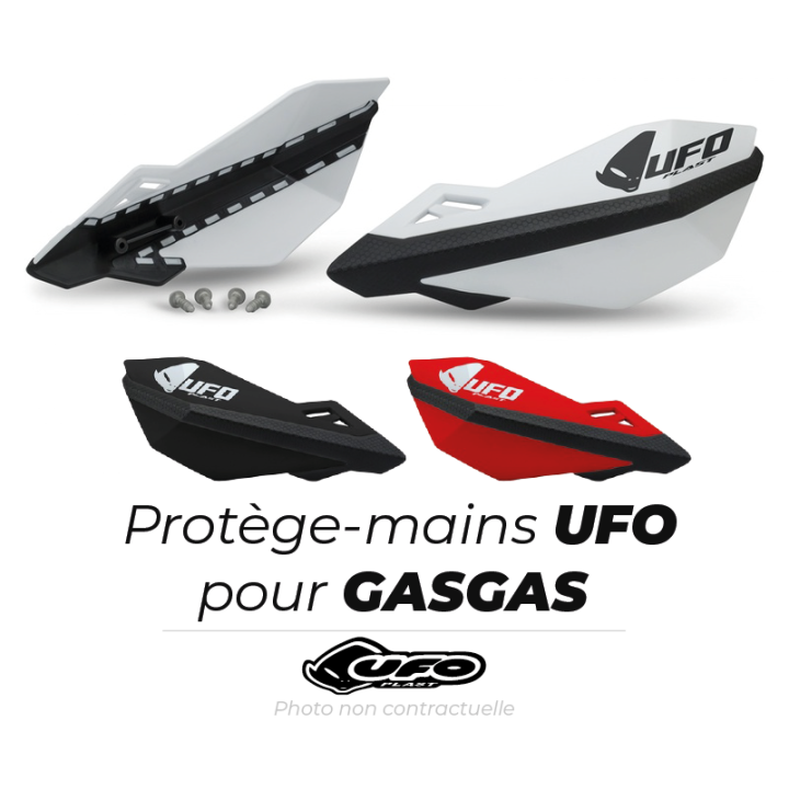 Protège-mains UFO gas gas noir | Oxmoto
