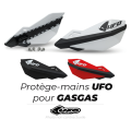 Protège-mains UFO gas gas blanc | Oxmoto