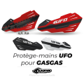 Protège-mains UFO Gas Gas ventilés blanc | Oxmoto