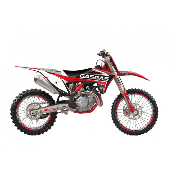 Kit complet Blackbird dream graphic 4 gas gas mc/ec | Oxmoto