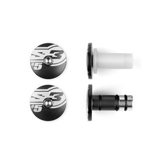 Embouts de guidons s3 end 5 ø14mm noir | Oxmoto