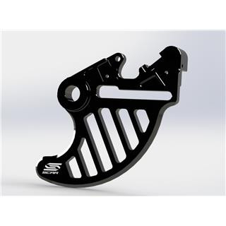 Protège-disque Scar arrière noir SRDG500BK | Oxmoto