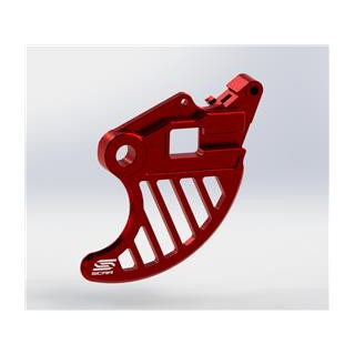 Protège-disque Scar arrière rouge SRDG700 | Oxmoto