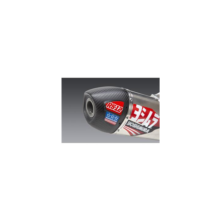 Ligne complète Yoshimura rs-12 signature series inox/silencieux alu/casquette carbone ktm/husqvarna