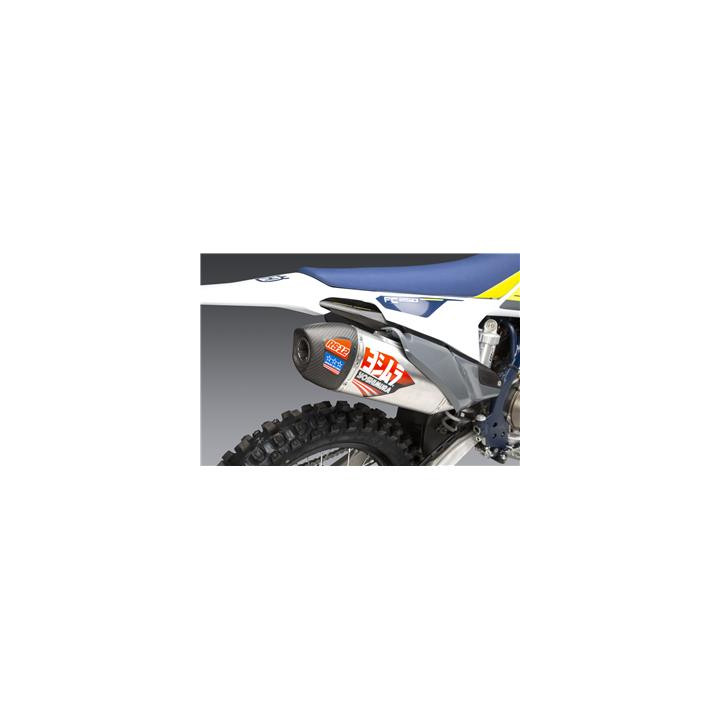 Ligne complète Yoshimura rs-12 signature series inox/silencieux alu/casquette carbone ktm/husqvarna