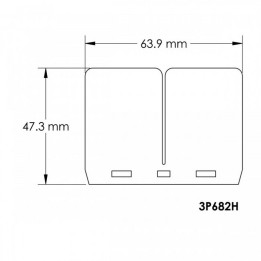 Lamelles de rechange Moto Tassinari V Force 3 pour 360262 sherco SE/SE-R250
