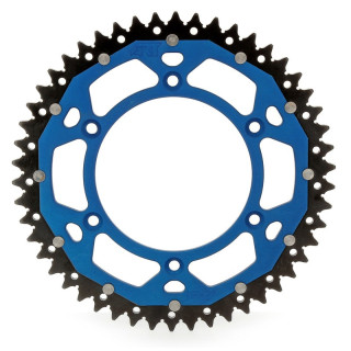 Couronne ART dual-components alu/acier ultra-light anti-boue 251 - 520 - 51 dents 1075652008