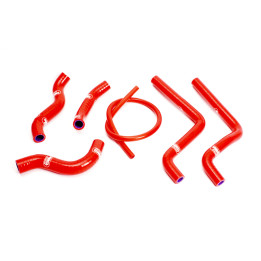 Durites de radiateur Samco type origine rouge - 6 durites Honda cr125r