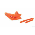 Kit guide chaîne + patin de bras oscillant Polisport orange KTM 1086055001