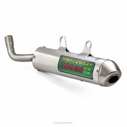 Silencieux PRO CIRCUIT 296 aluminium/casquette inox | Oxmoto