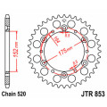 Couronne jt sprockets acier standard 853 - 520 - 50 dents