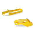 Kit guide chaîne + patin de bras oscillant Polisport jaune Suzuki 1086054001