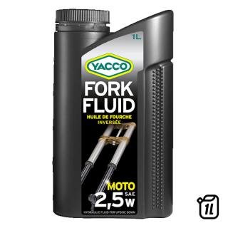 Huile de fourche Yacco 2.5w - 1L | Oxmoto