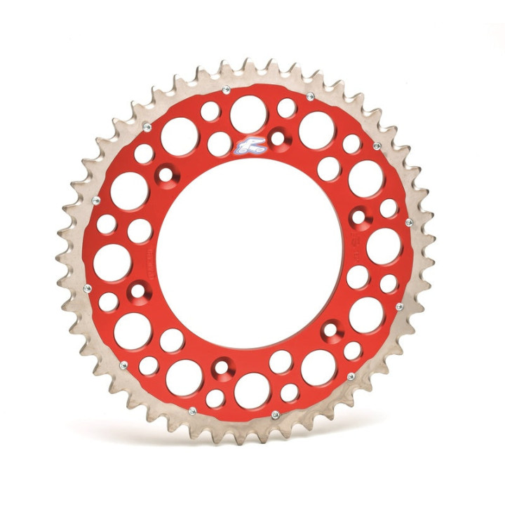 Couronne Renthal twinring alu ultra-light anti-boue anodisé dur ha - 520 - 48 dents 1075620001
