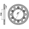 Couronne PBR acier standard 489 - 520 - 46 dents | Oxmoto