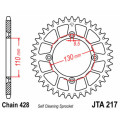 Couronne jt sprockets alu ultra-light anti-boue 217 - 428 - 56 dents