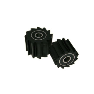 Roulette de chaîne Bihr Blade noir Ø38mm | Oxmoto