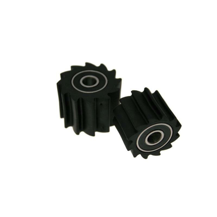 Roulette de chaîne Bihr Blade noir Ø38mm | Oxmoto