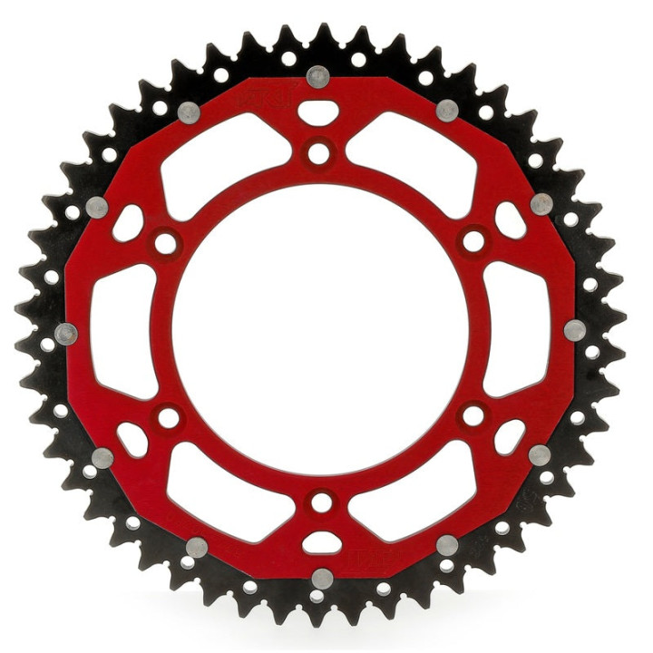 Couronne ART dual-components alu/acier ultra-light anti-boue 8000 - 520 - 50 dents 1075654007