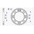 Couronne AFAM alu ultra-light anti-boue 72102 - 428 - 51 dents