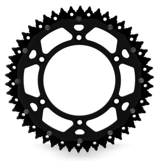 Couronne ART dual-components alu/acier ultra-light anti-boue 808 - 520 - 48 dents 1075656001