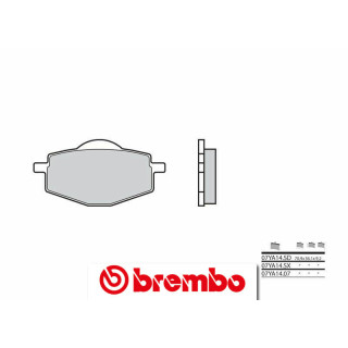 Plaquettes de frein Brembo Off-Road métal fritté - 07YA14SX