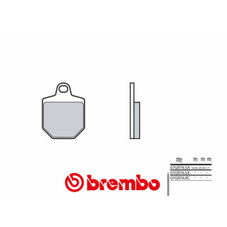 Plaquettes de frein Brembo carbone céramique - 07GR76RC