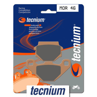 Plaquettes de frein avant Tecnium racing mx/quad métal fritté - mor46