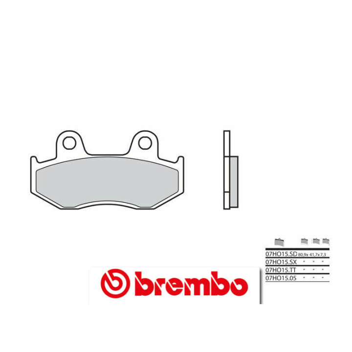 Plaquettes de frein Brembo Off-Road métal fritté - 07HO15SX